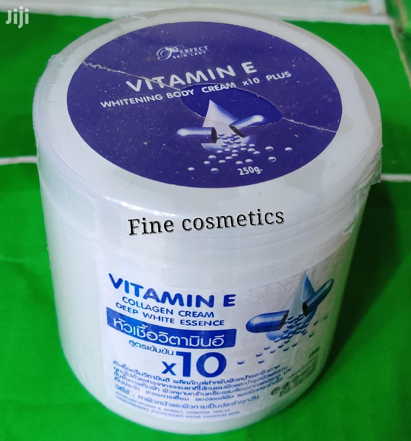 vitamin e whitening body cream x10 plus