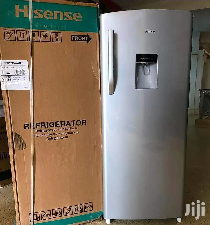 Hisense Fridge 229l With Water Dispenser Single Doo Silver
