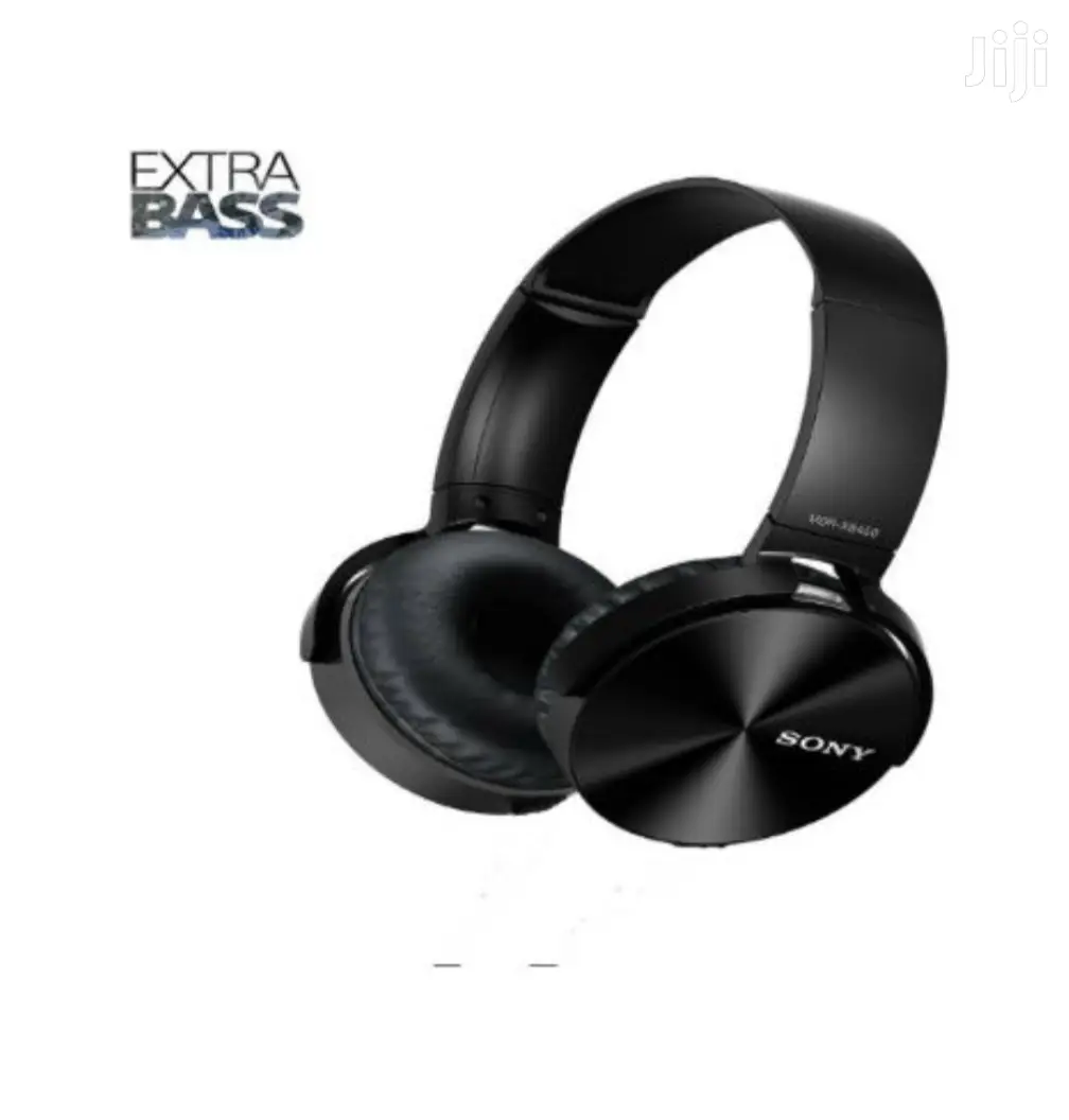 Sony MDR 450Bt Bluetooth Wireless Headphones With Mic Black