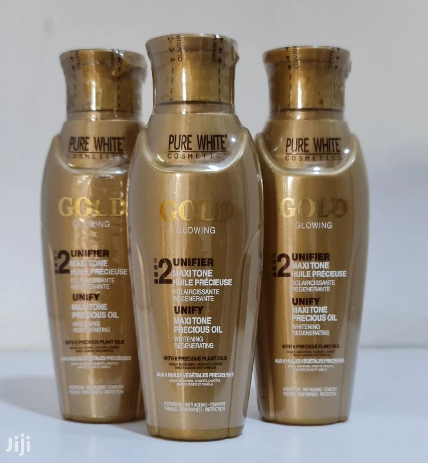 1pc Pure White Gold Glowing Lightening Oil