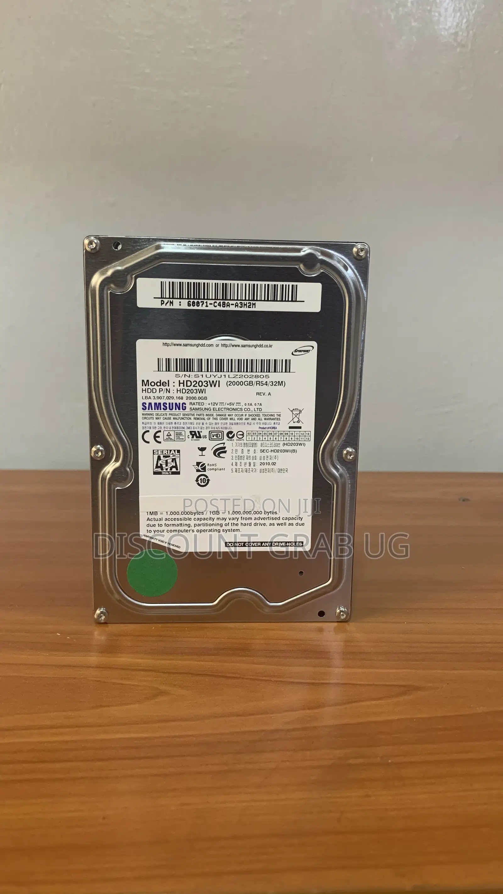 2tb Desktop 3.5 Internal Hard Drive