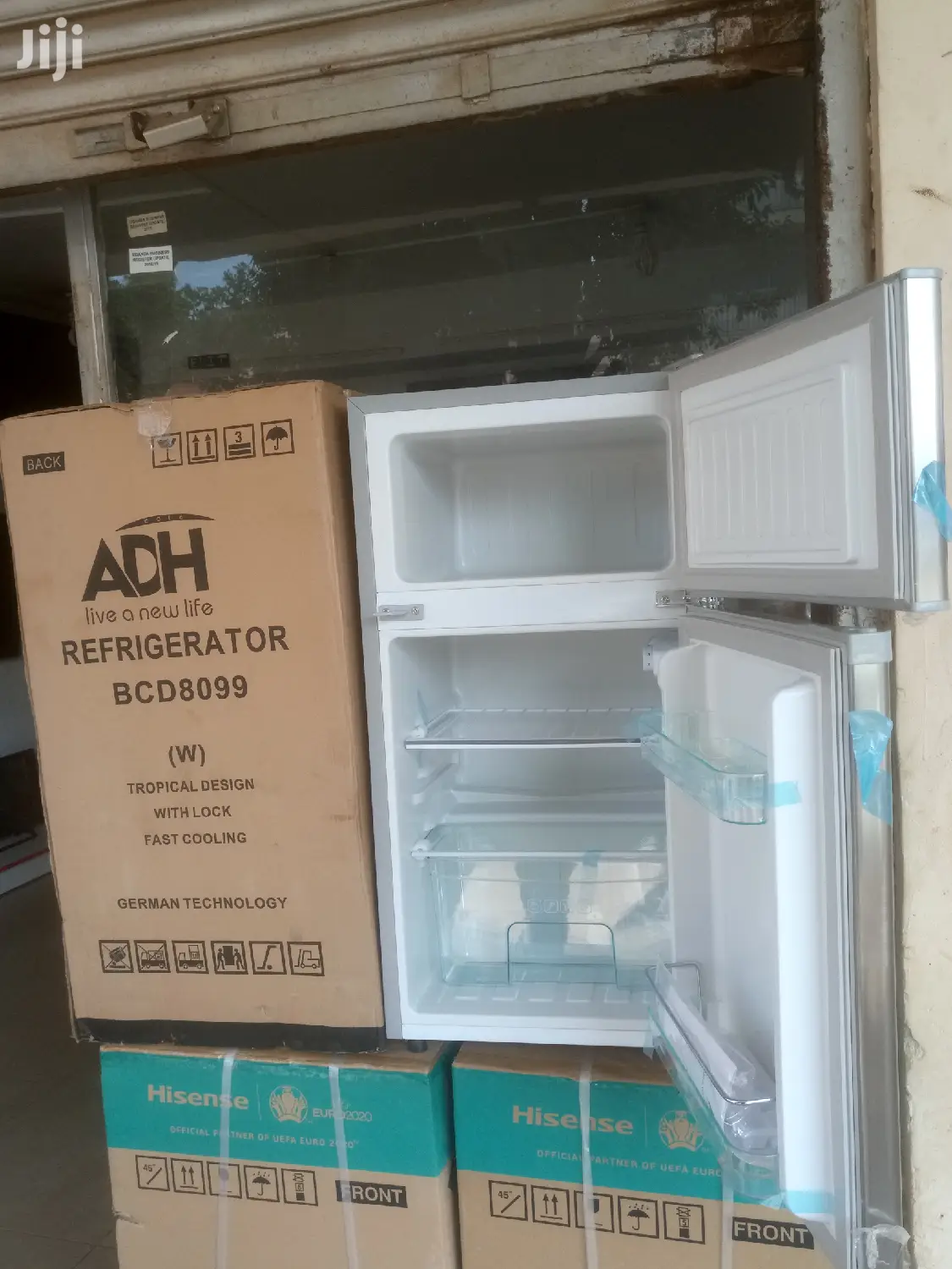ADH 120LITRES Silver Double Door