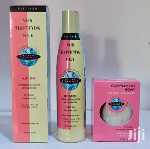 Clear Essence Set Of Beautifying Lotion And Complexion Soap