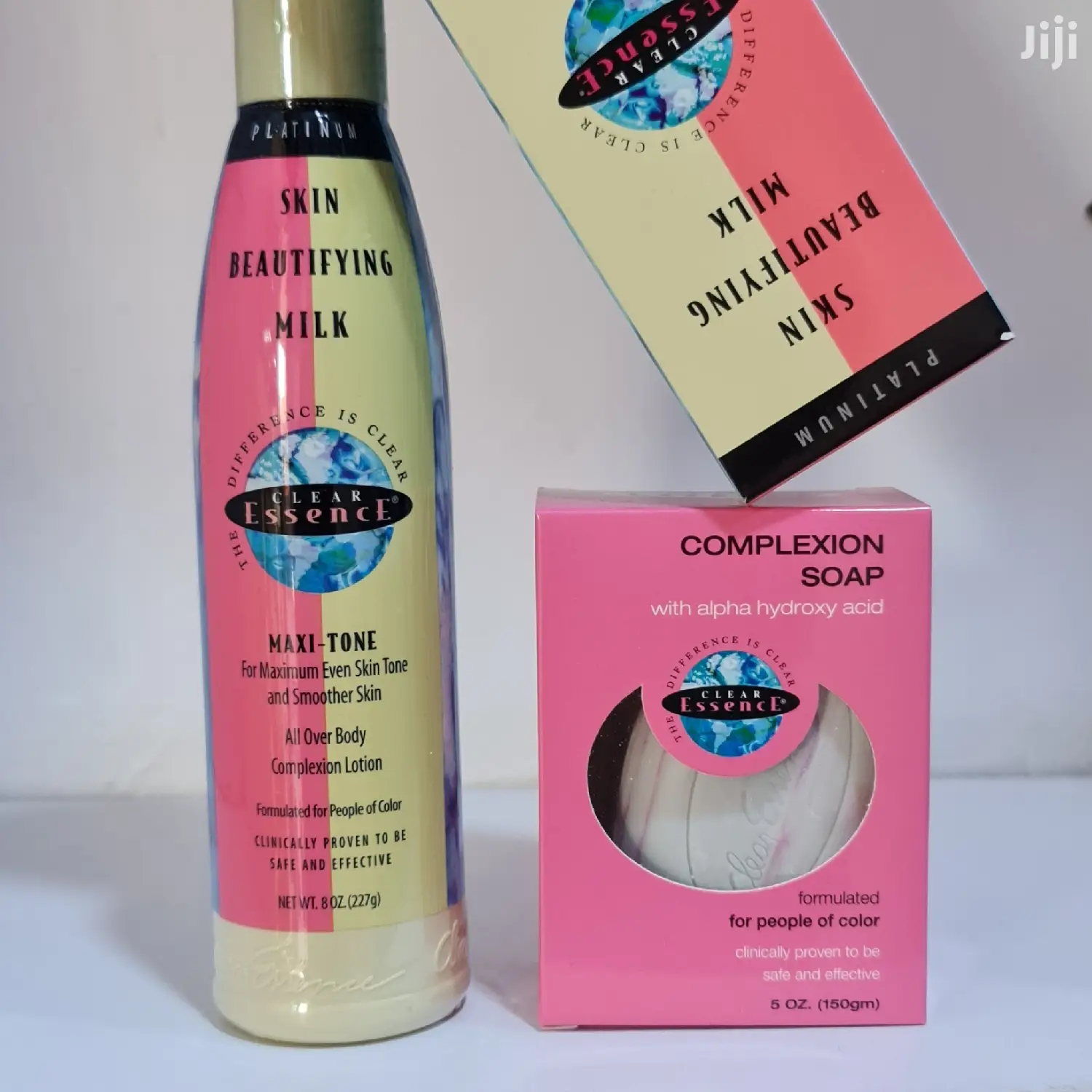 Clear Essence Set Of Beautifying Lotion And Complexion Soap