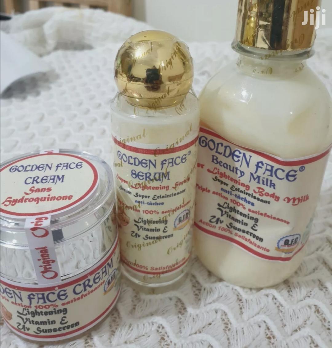 golden face beauty milk cream