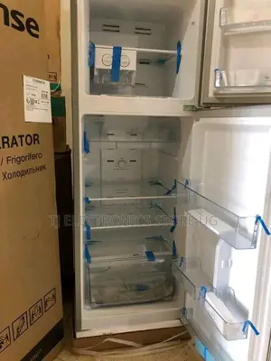 Hisense 328l Double Door Refrigerator - Silver