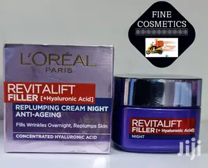 Original LOREAL Revitalift Filler Anti-Ageing NIGHT Cream