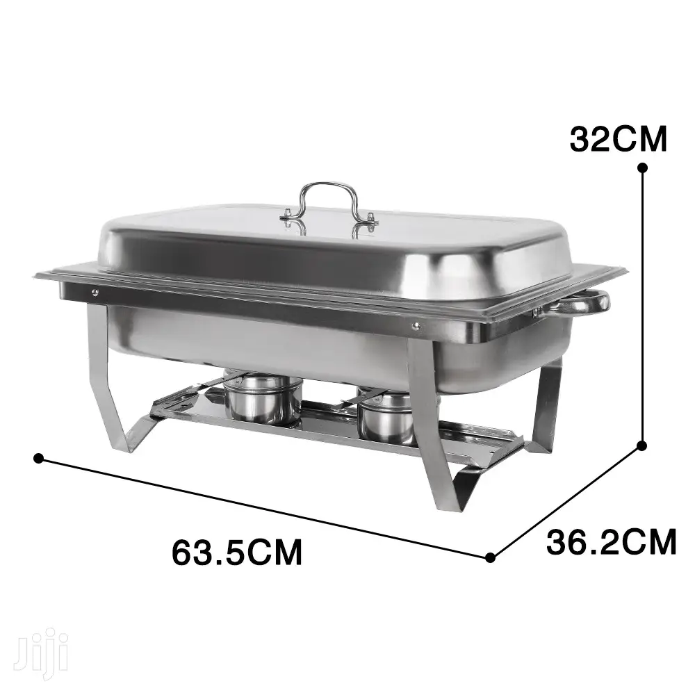 Double Compartment Chafing Dish.