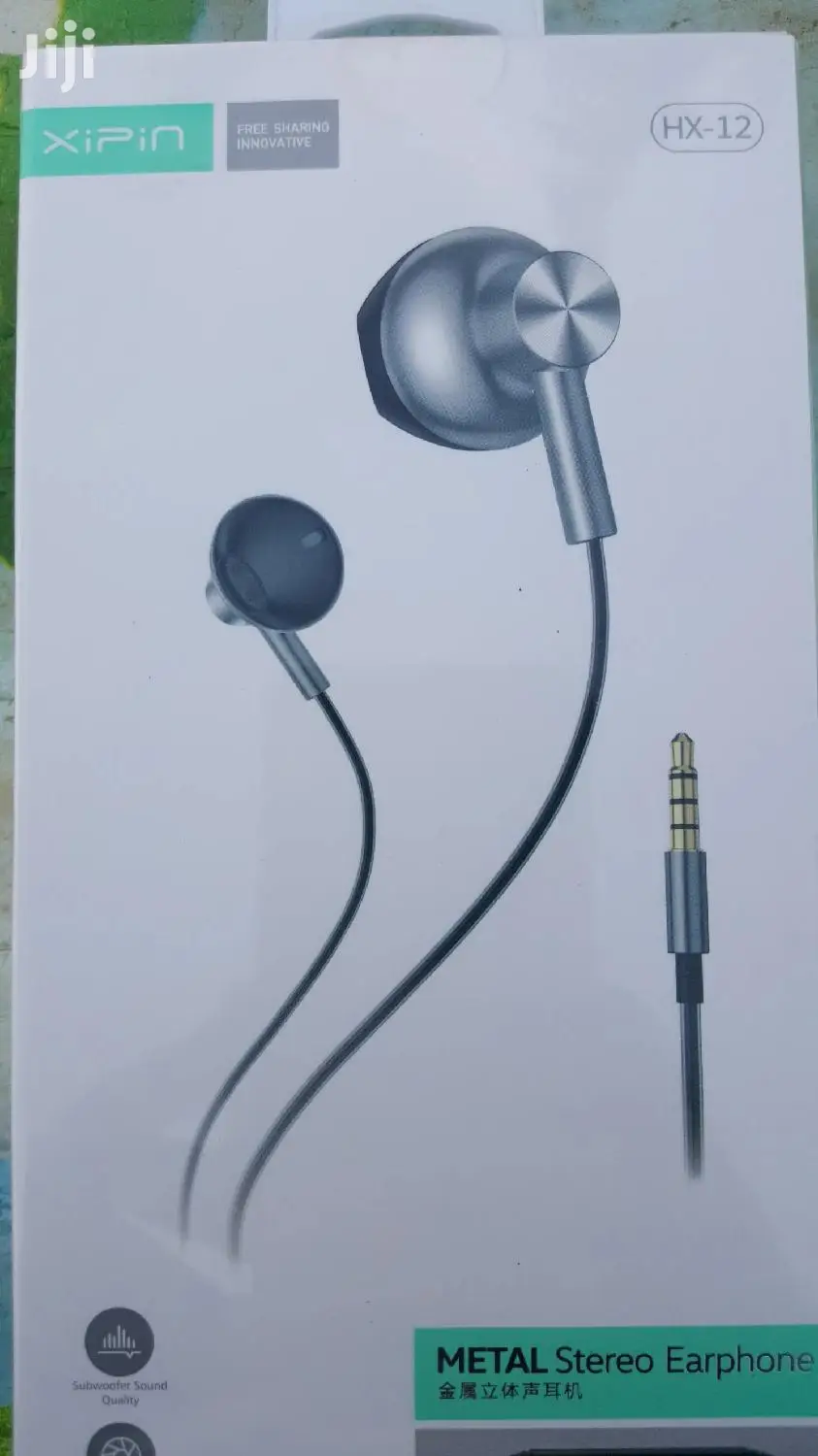 XIPIN Metal Heavy Bass Earphones With Mic- Sub Woofer Sound