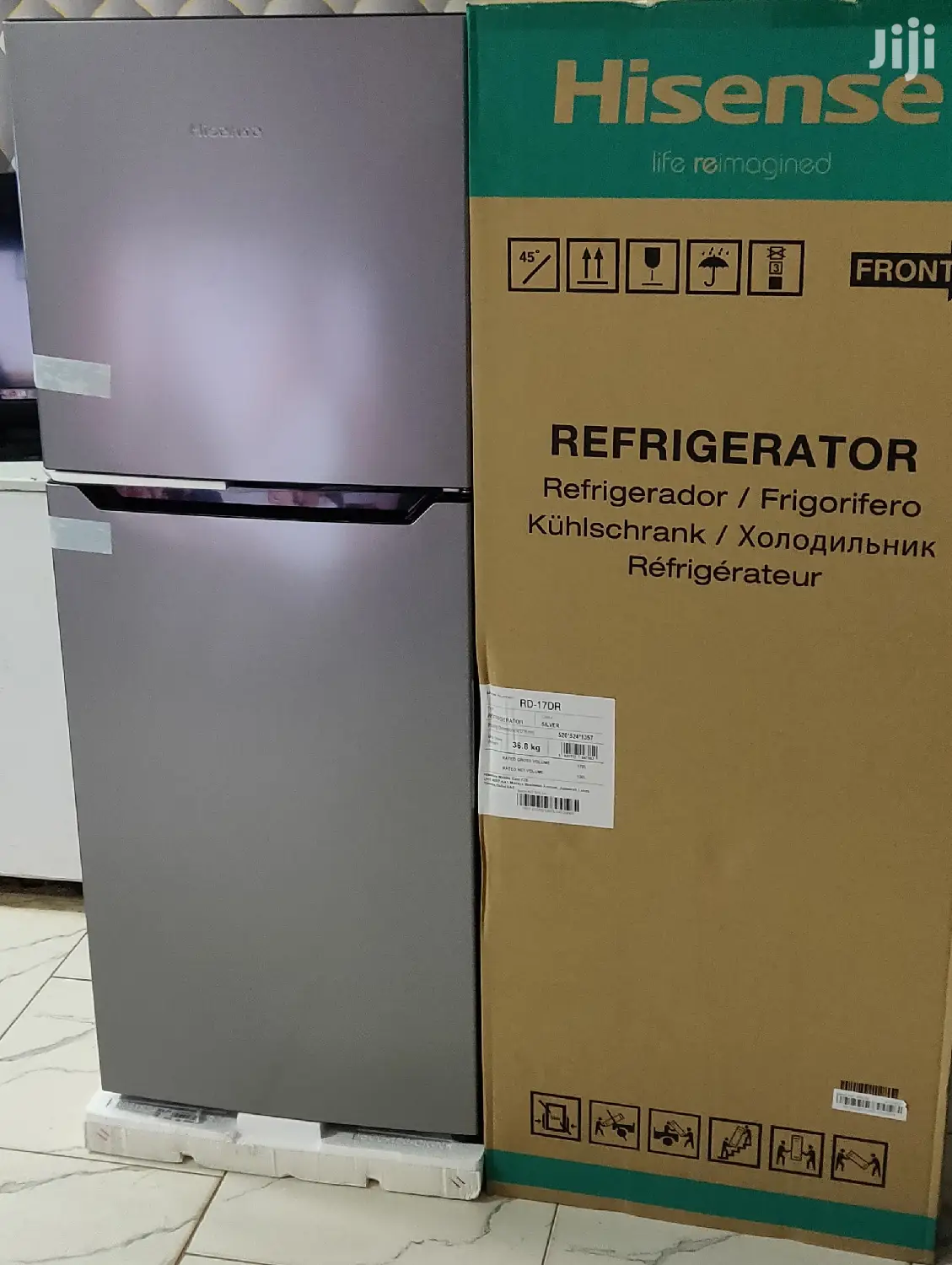 Hisense Fridge 170liters Double Door