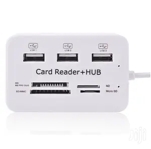3 Port 2.0 Usb Hub + 4 Slot Card Reader - Combo