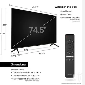 75inches Crystal Uhd 4k Qled Display