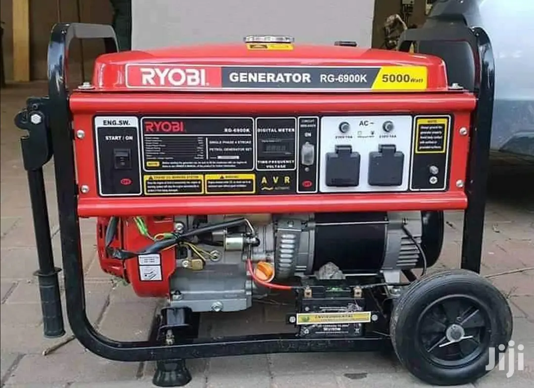 Ryobi 4 Stroke Air Cooled Generator With Battery 5.5KVA
