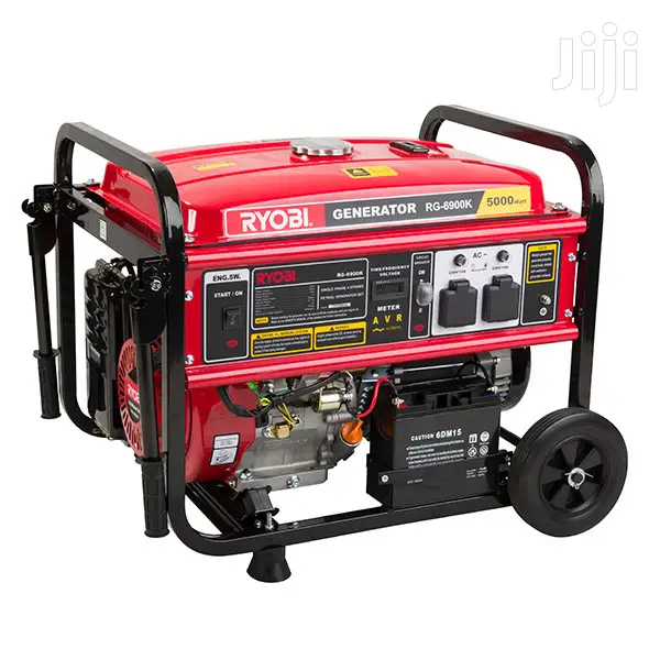 Ryobi 4 Stroke Air Cooled Generator With Battery 5.5KVA