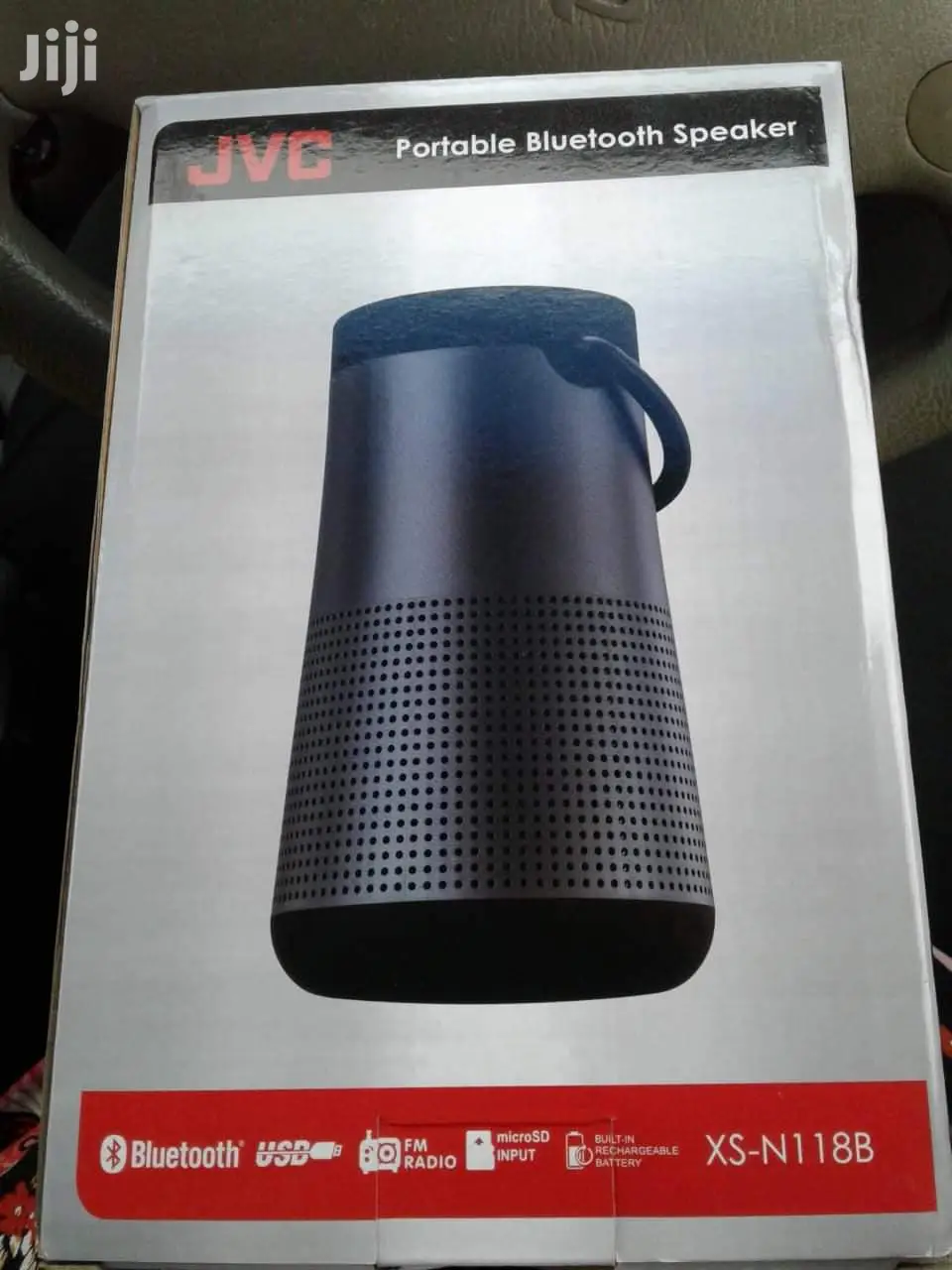 JVC Portable Rechargeable Bluetooth Speaker