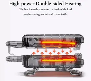 Sokany 4 in 1 Sandwich Maker Non Stick and Double Burner