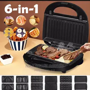 Sokany 4 in 1 Sandwich Maker Non Stick and Double Burner