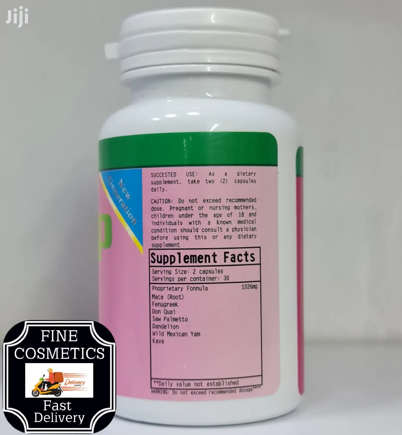 J CHEN Hip Up Butt Enhancer Vitamin Supplements 60 Tabs