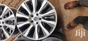 Range Rover Rims Gold Grey