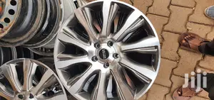 Range Rover Rims Gold Grey