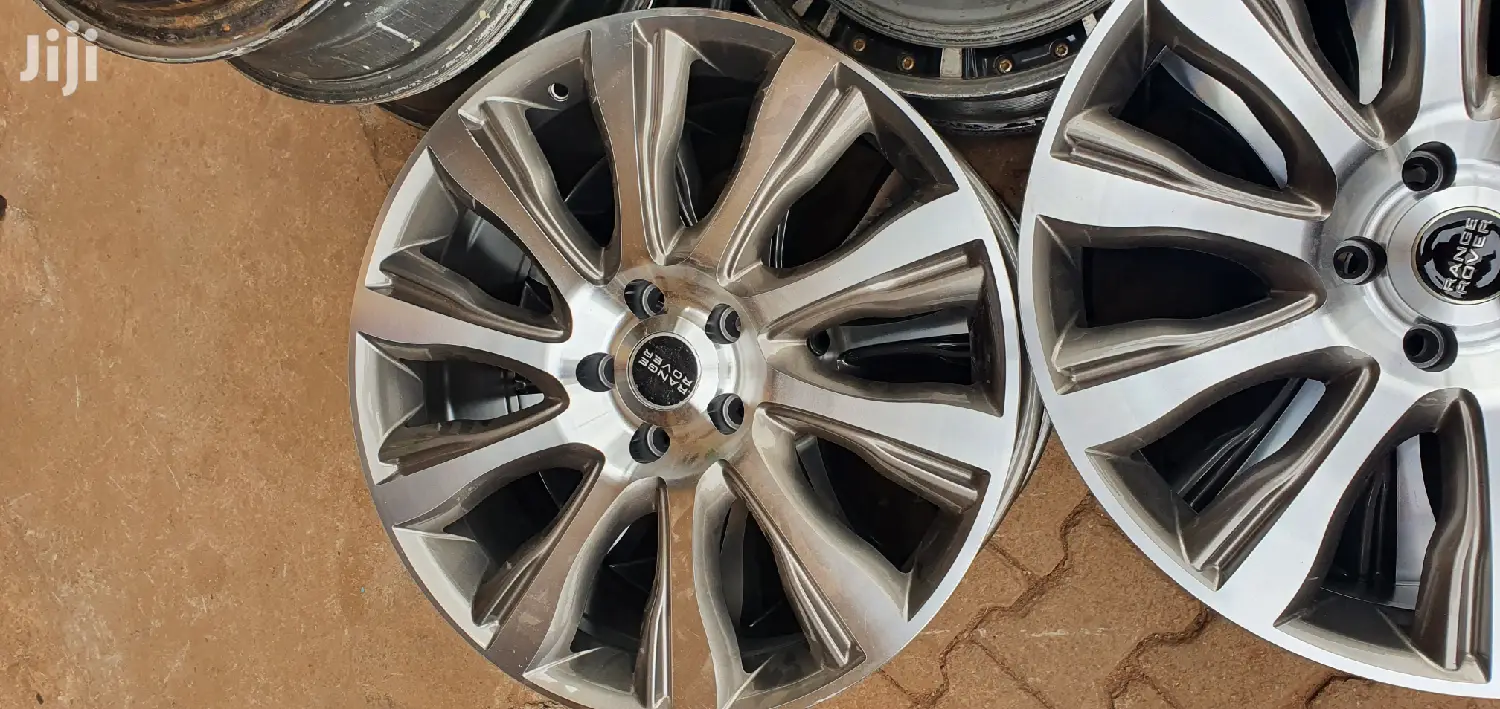 Range Rover Rims Gold Grey