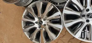 Range Rover Rims Gold Grey