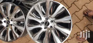 Range Rover Rims Gold Grey