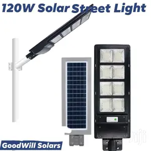 120W Solar Street or Security Lights