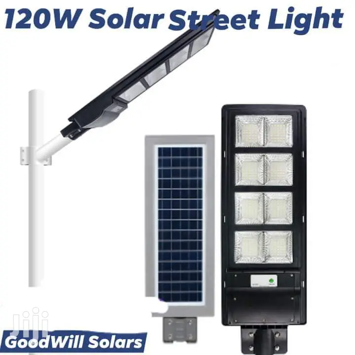 120W Solar Street or Security Lights