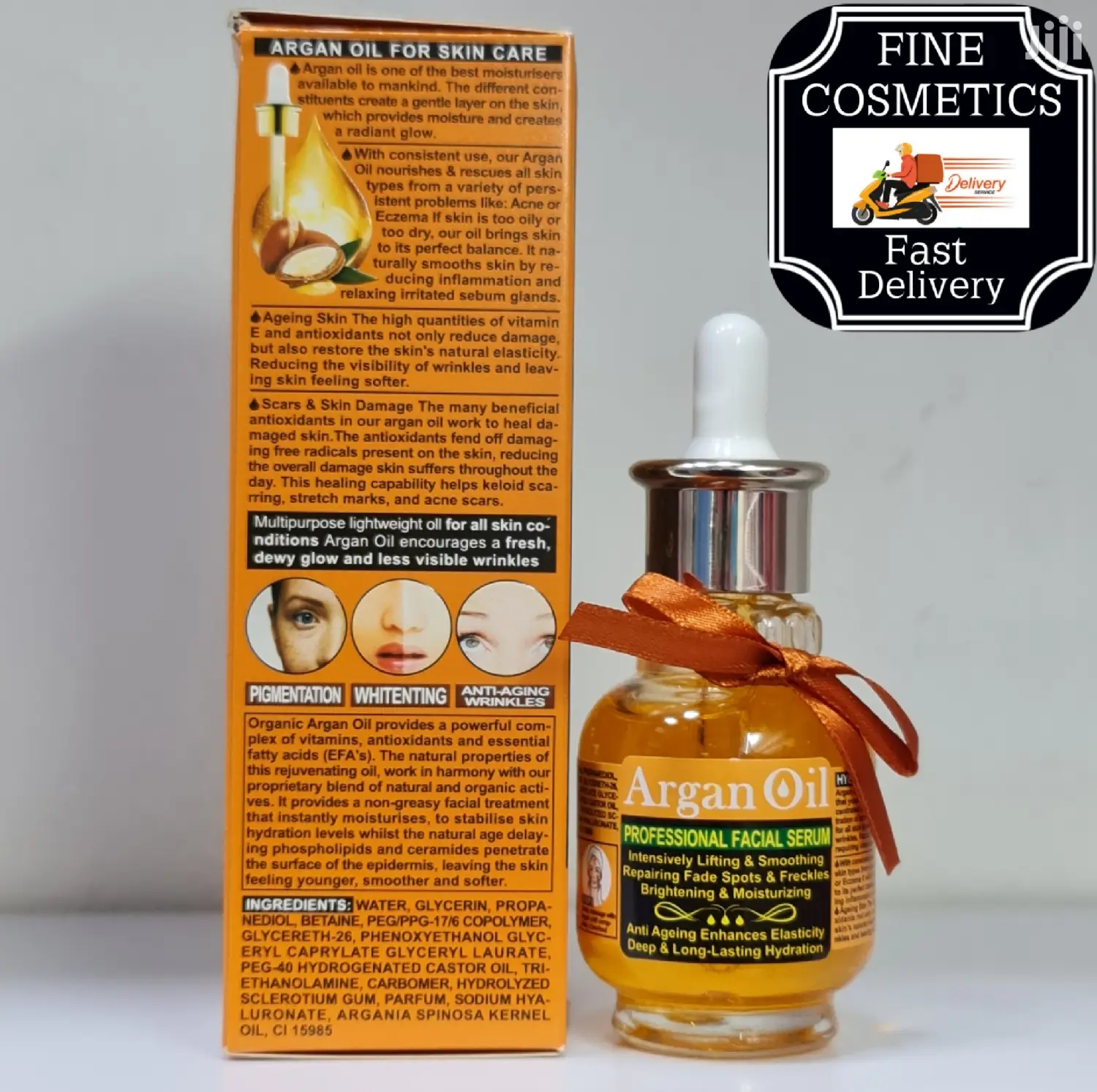 Fruit of Wokali Argan Oil Professional Brighte'ng Face Serum