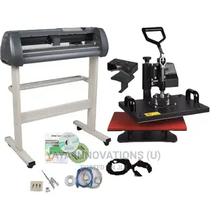 New Cutting Plotter + Heat Press Machine