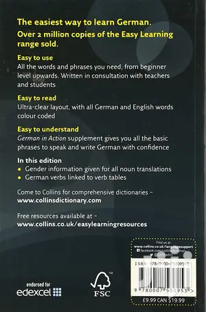 Collins Easy Learning German Dictionary