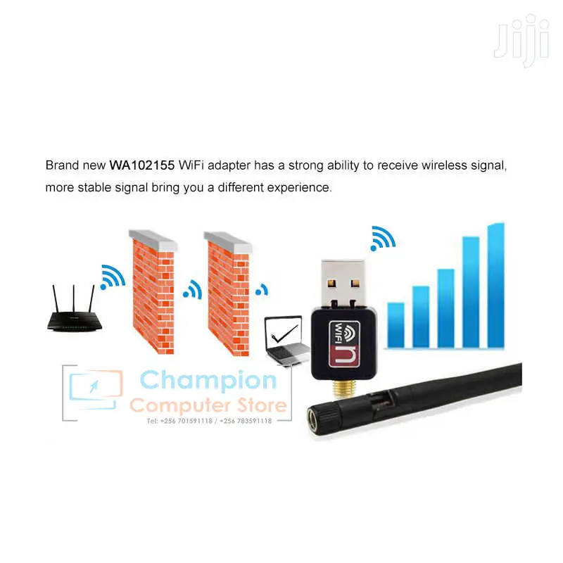 USB Wireless 300/600mbps Dongle Adapter 802.1N With Antenna