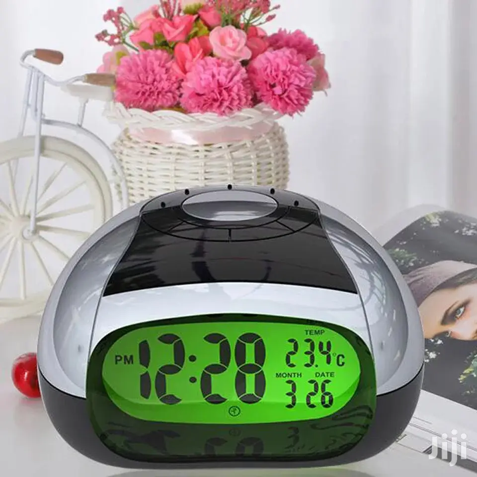 Xceed Pulse Talking Alarm Clock Temperature LCD Display