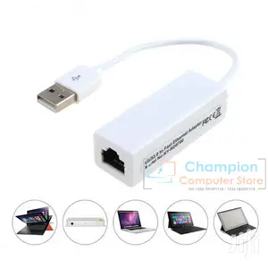 USB 2.0 to RJ45 Lan Ethernet 10/100mbps Adapter Dongle