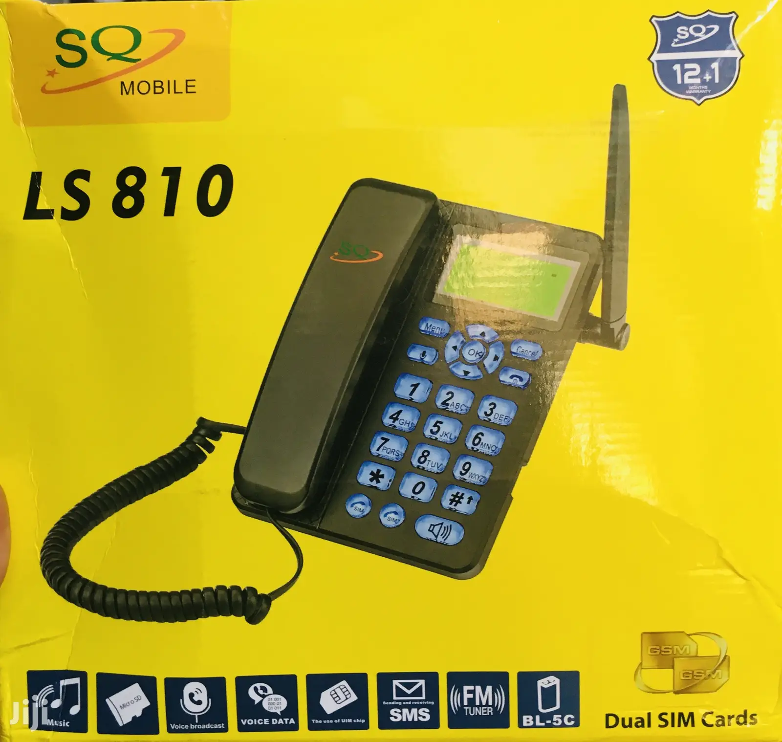 SQ LS 810 Fixed Wireless Dual Sim Landline Desktop Phone