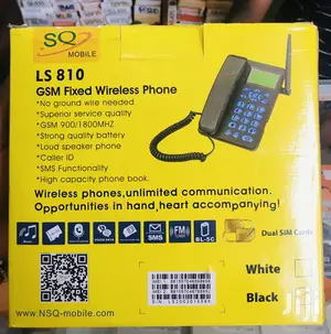 SQ LS 810 Fixed Wireless Dual Sim Landline Desktop Phone