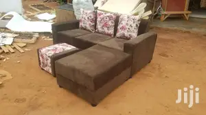 Mini L Brown Sofa