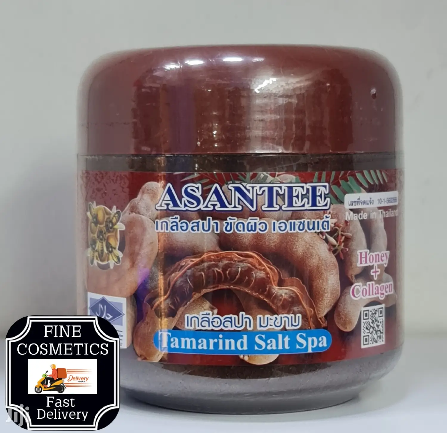 ORIGINAL Asantee Spa Salt Exfoliating Face and Body Scrubs