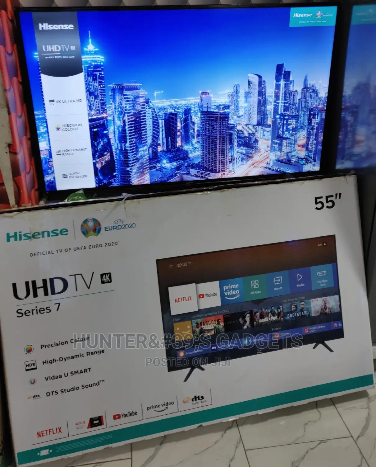 55inches Hisense Uhd 4k Smart Digital Satellite Tv