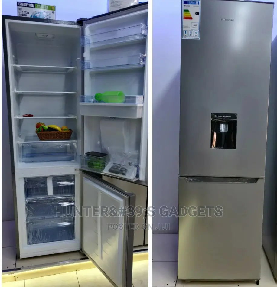 Hisense Fridge 341litres Bottom Freezer Defrost Double Door