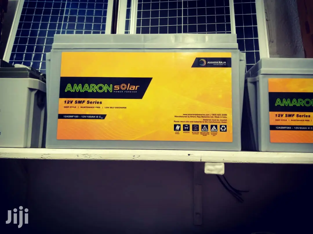 Original AMARON 12V SMF Series Solar Battery 100ah
