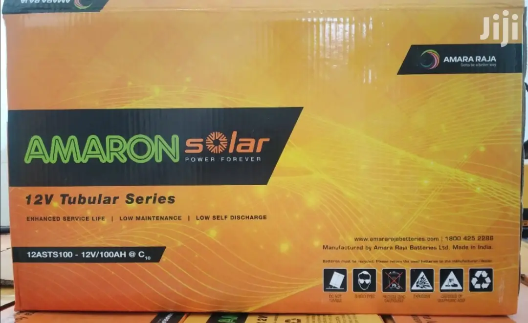 Original AMARON 12V SMF Series Solar Battery 100ah