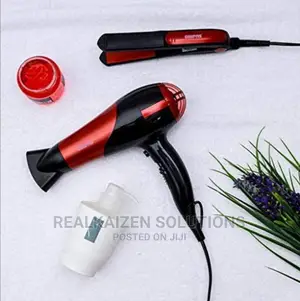 Geepas Hair Dryer and Hair Straightener Combo 2200W