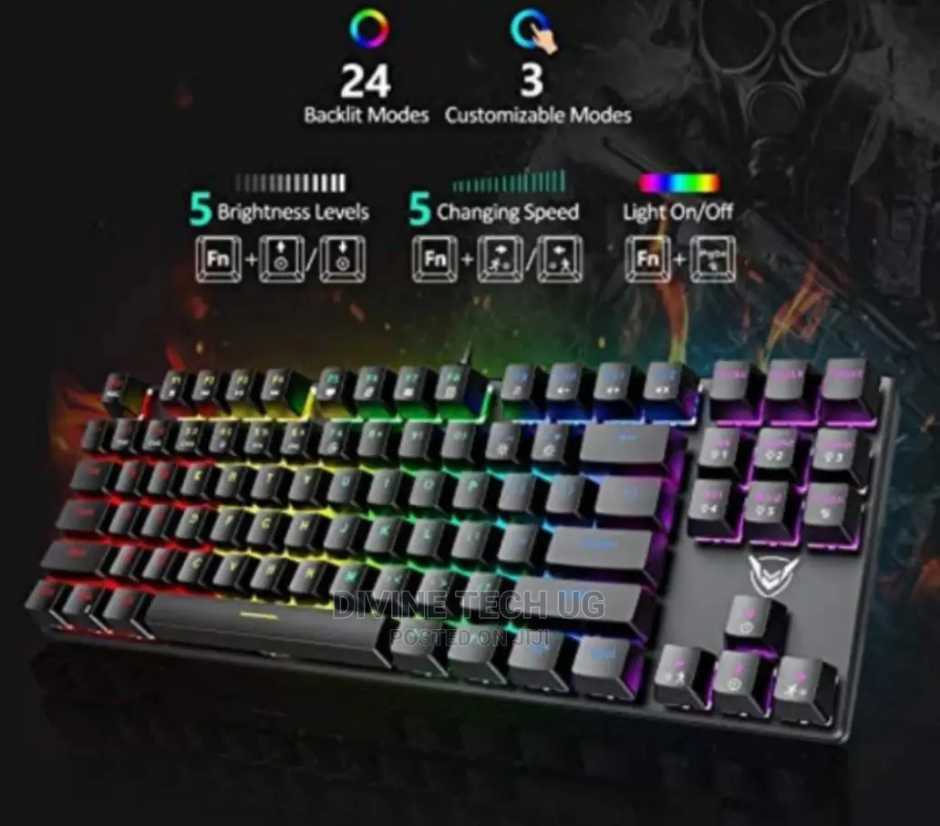 Cool Color Lighting Pc Keyboard