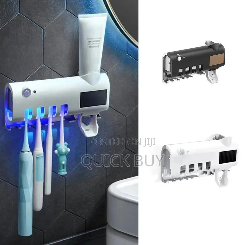 Tooth Brush Sterilizer/Tooth Paste Dispenser