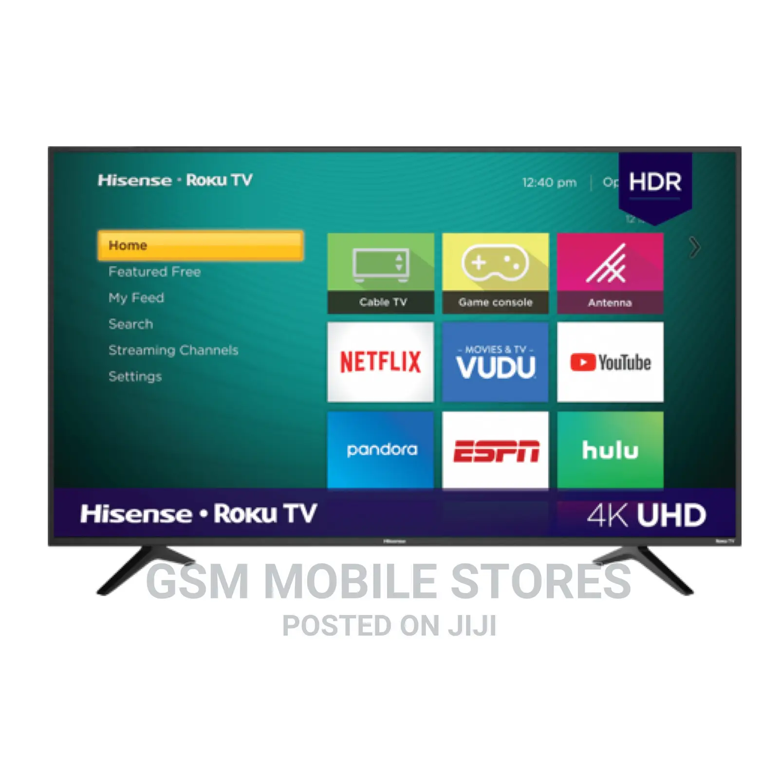 Hisense 50′′ UHD 4K SMART Tvs
