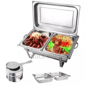 Double Compartment Chafing Dishes By