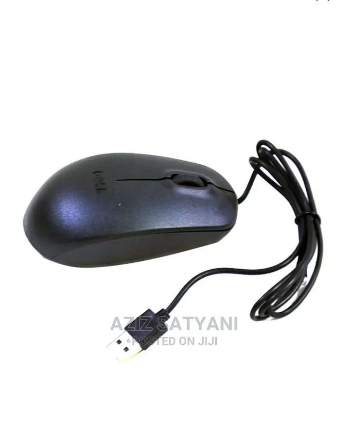 Dell Wired Genu MS111-P USB Optical Mouse 3 Button Original