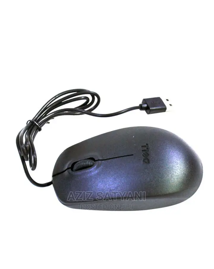 Dell Wired Genu MS111-P USB Optical Mouse 3 Button Original
